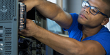 Man fixing Computer